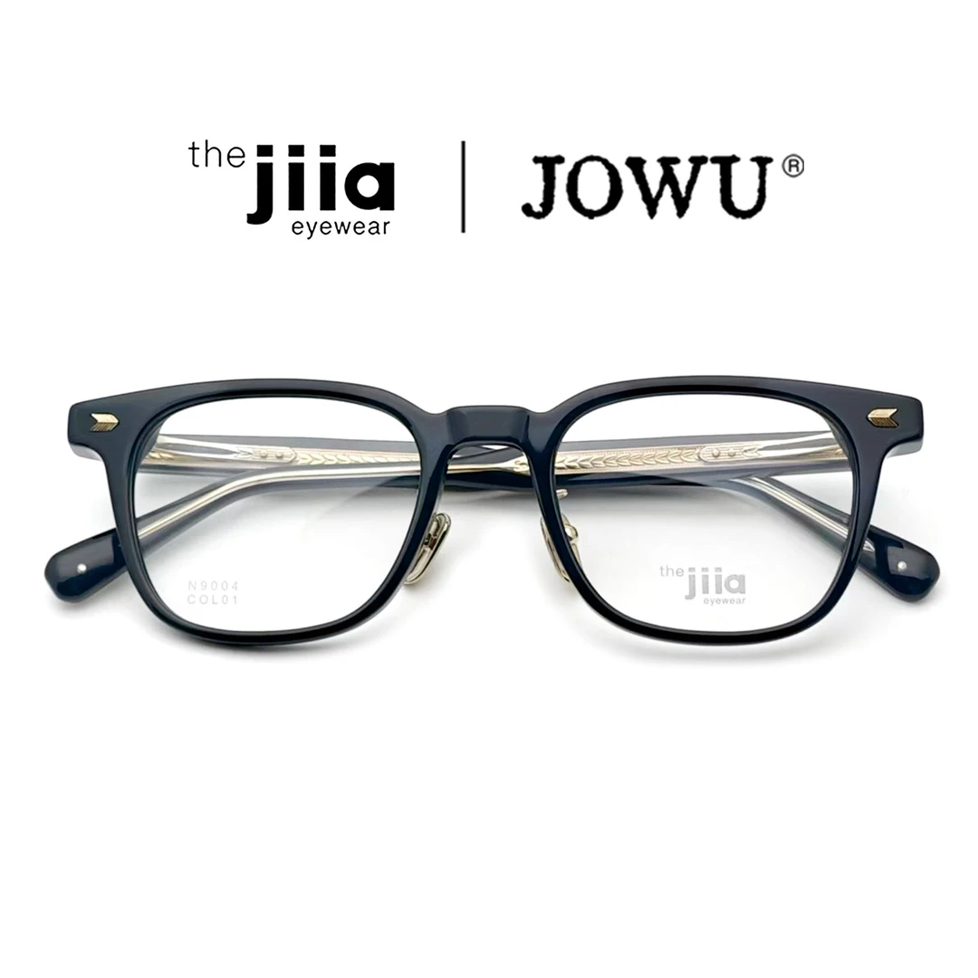 玖吾联名THE JIIA-N9004经典百搭黑框素颜神器女防蓝光显脸小眼镜