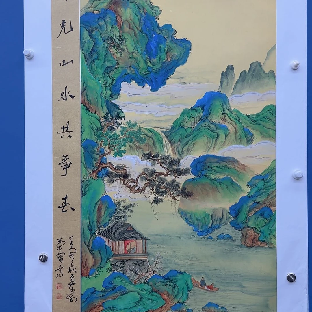 国画多次参加国内外大型