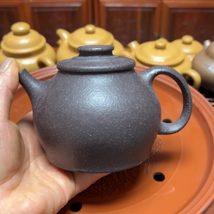 茶壶紫砂日**日宜兴原矿天青