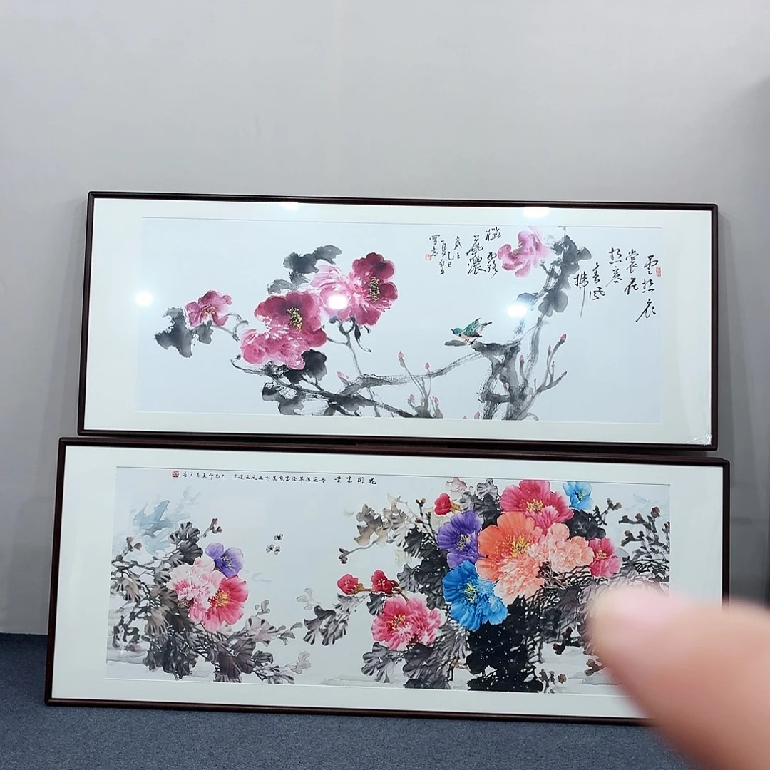 国画手绘作品210×80尺寸