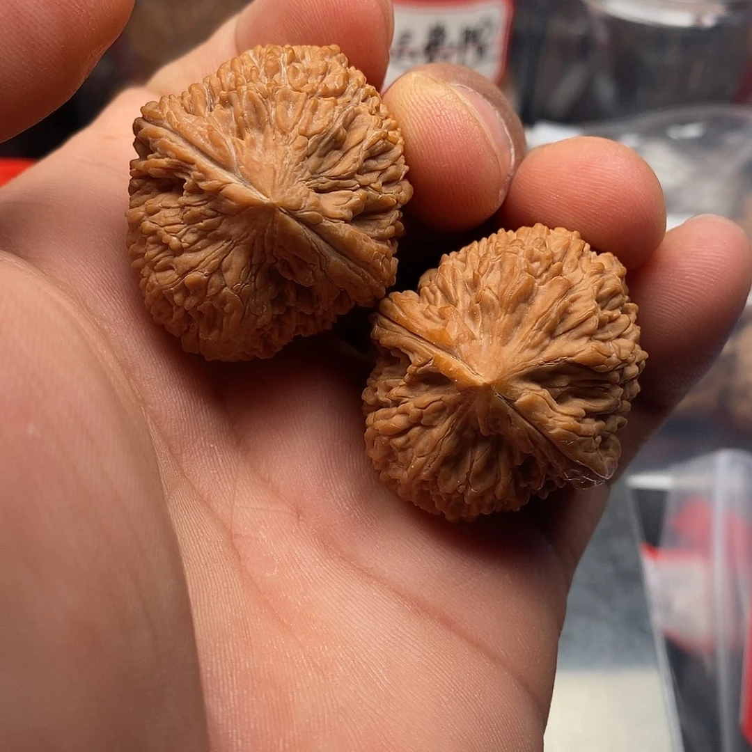 文玩核桃把件素*蒜头34