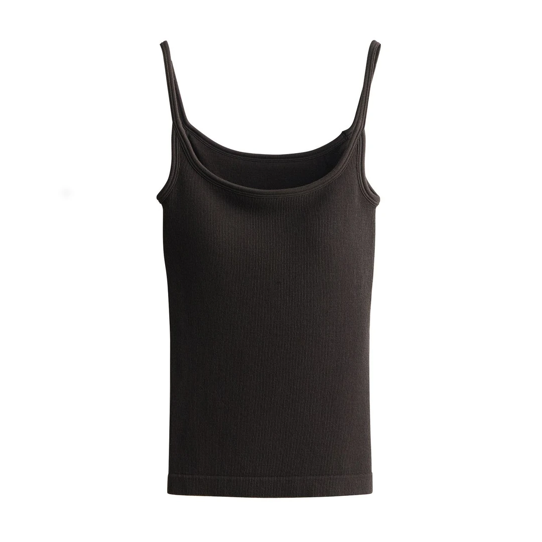 LUOZHIYIN/罗知音T312116TZ纯色吊带背心打底上衣