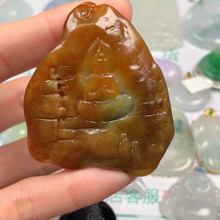 颈饰未镶嵌翡翠翡翠