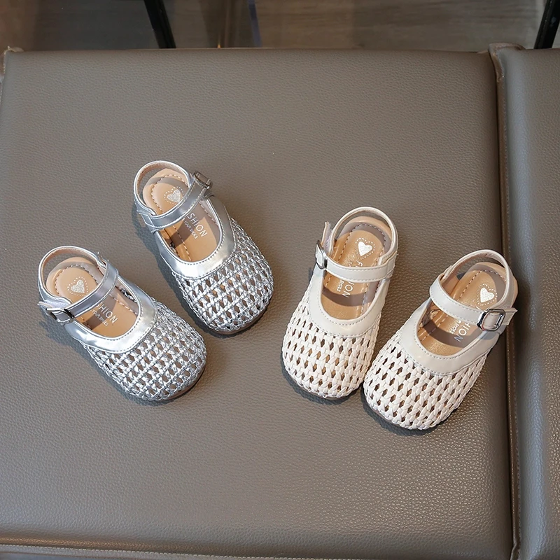 ABC 镂空时装凉鞋女夏季洞洞鞋凉鞋春秋鞋子女童时尚防滑软底女宝