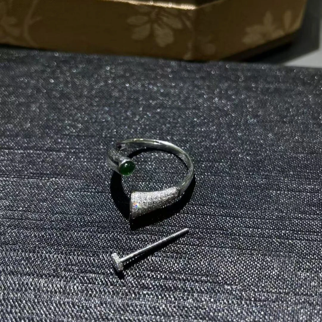 镀18k色时尚万能戒托(可以换卡13以内的珠子)精致百搭个性diy配件