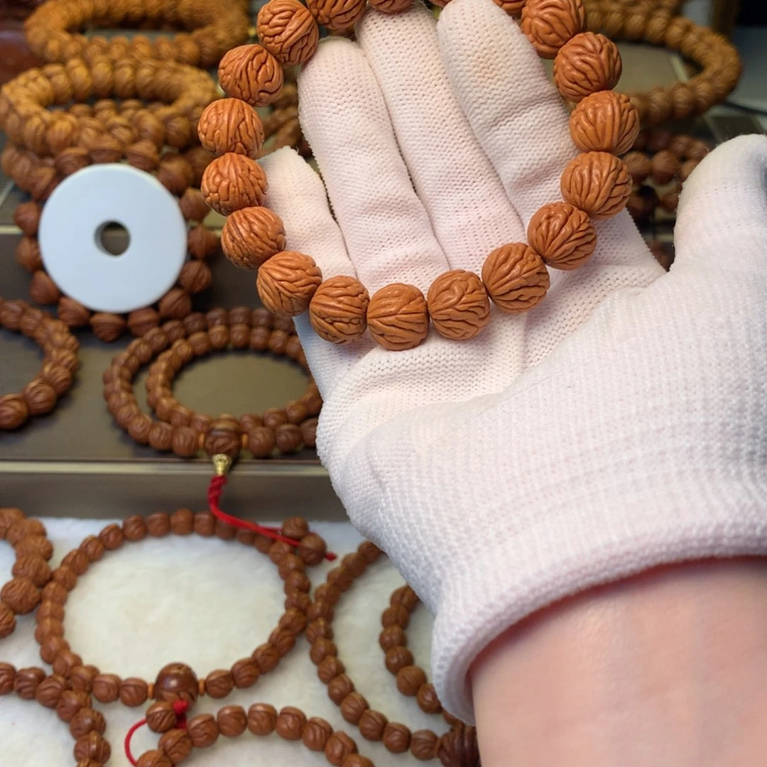 桃核吊坠秦岭龙纹