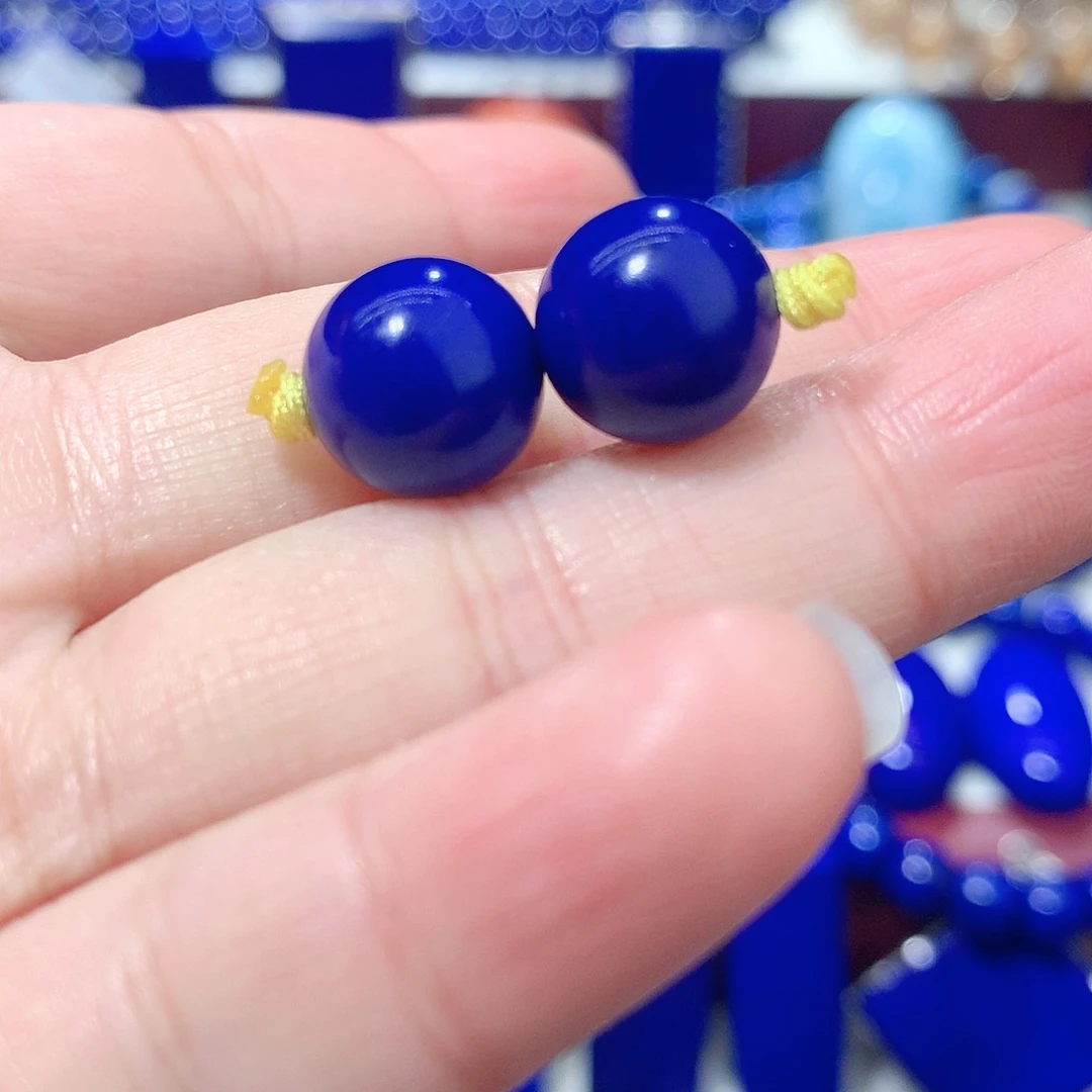 青金石未镶嵌11.3m挂件无白无金