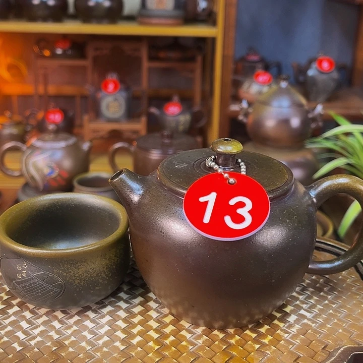 蛟龙精品柴烧苹果壶220毫升一壶一杯