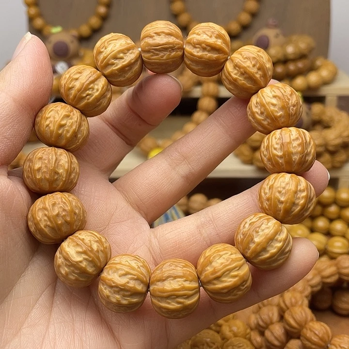 猴头核桃手串大京八棱18+