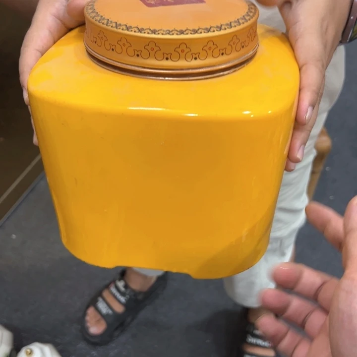 瑕疵福利品陶瓷茶叶罐介意勿拍