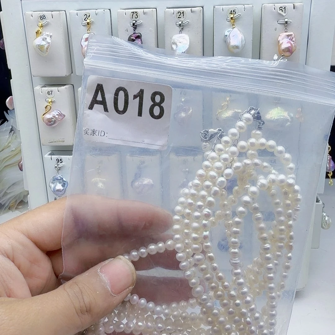 淡水珍珠颈饰合金