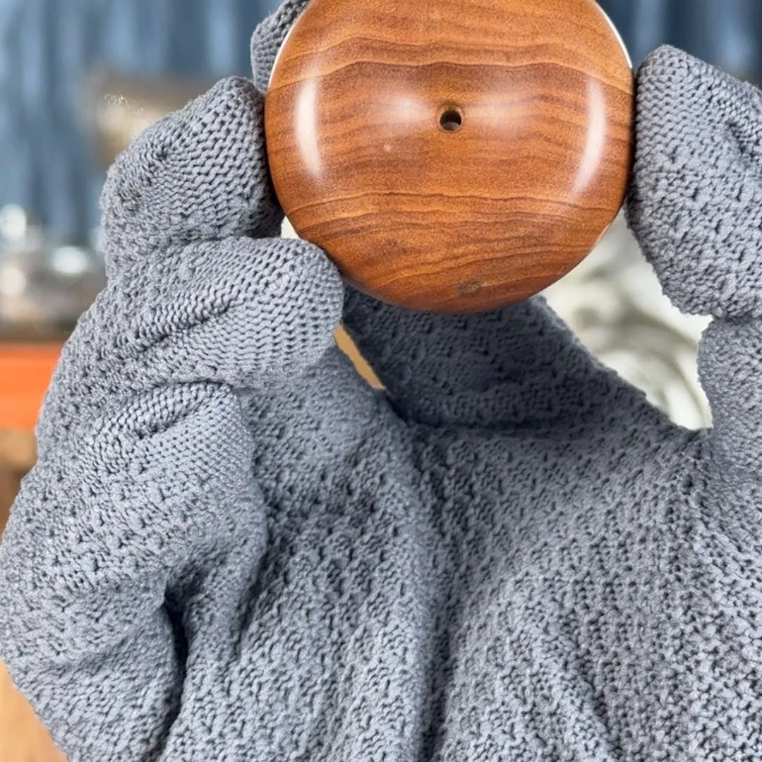 檀香木其他福利王系列一号料“双百”平安扣2*4.6。26.2