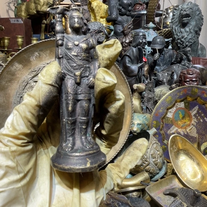 明*大阪回流铜器摆件9