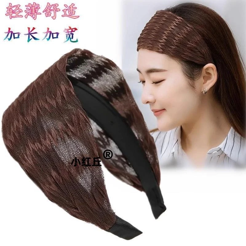 遮白发头饰显年轻遮盖前额的神器镂空勾花帽子女韩版薄款发卡时尚