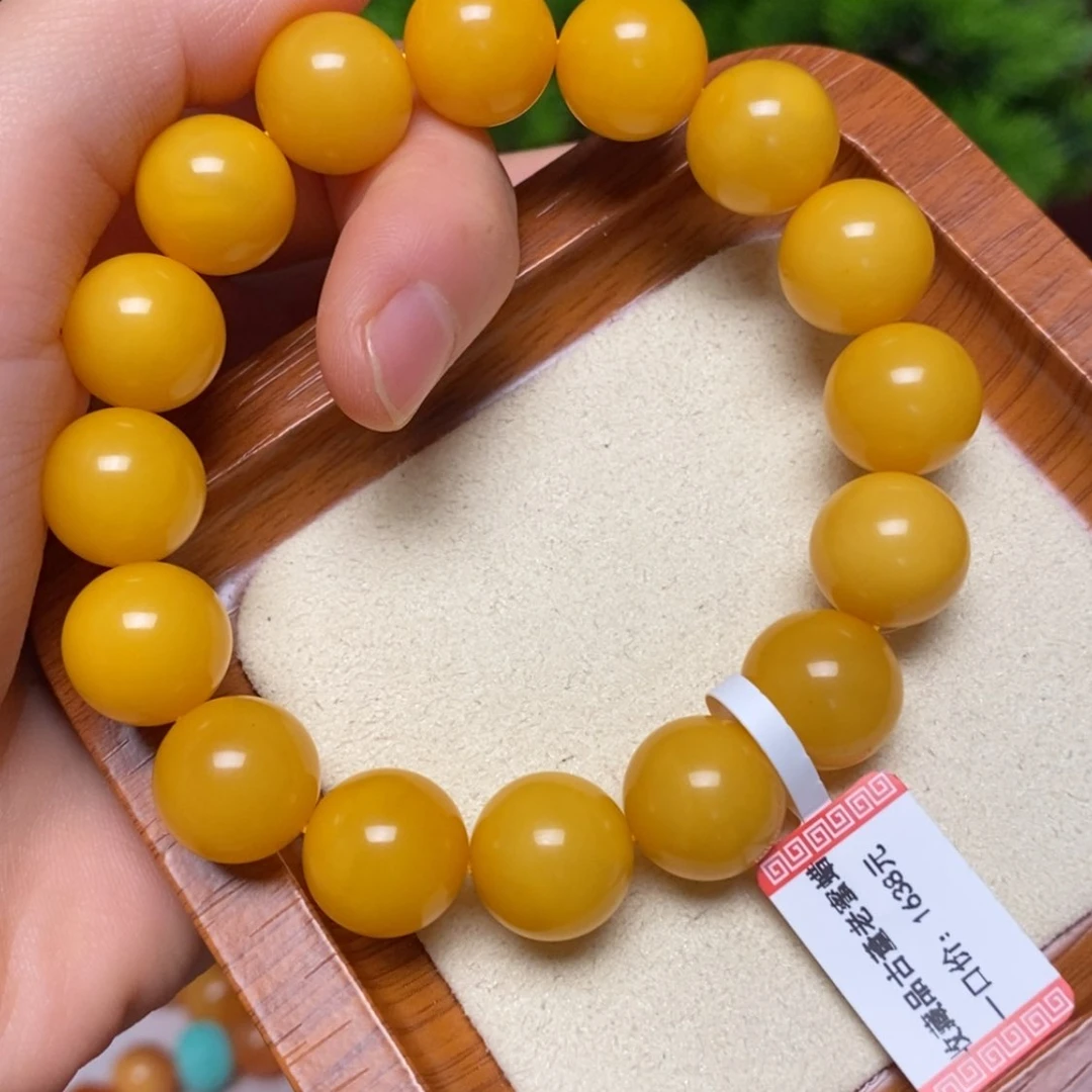 【闪购商品】未镶嵌蜜蜡手链手串