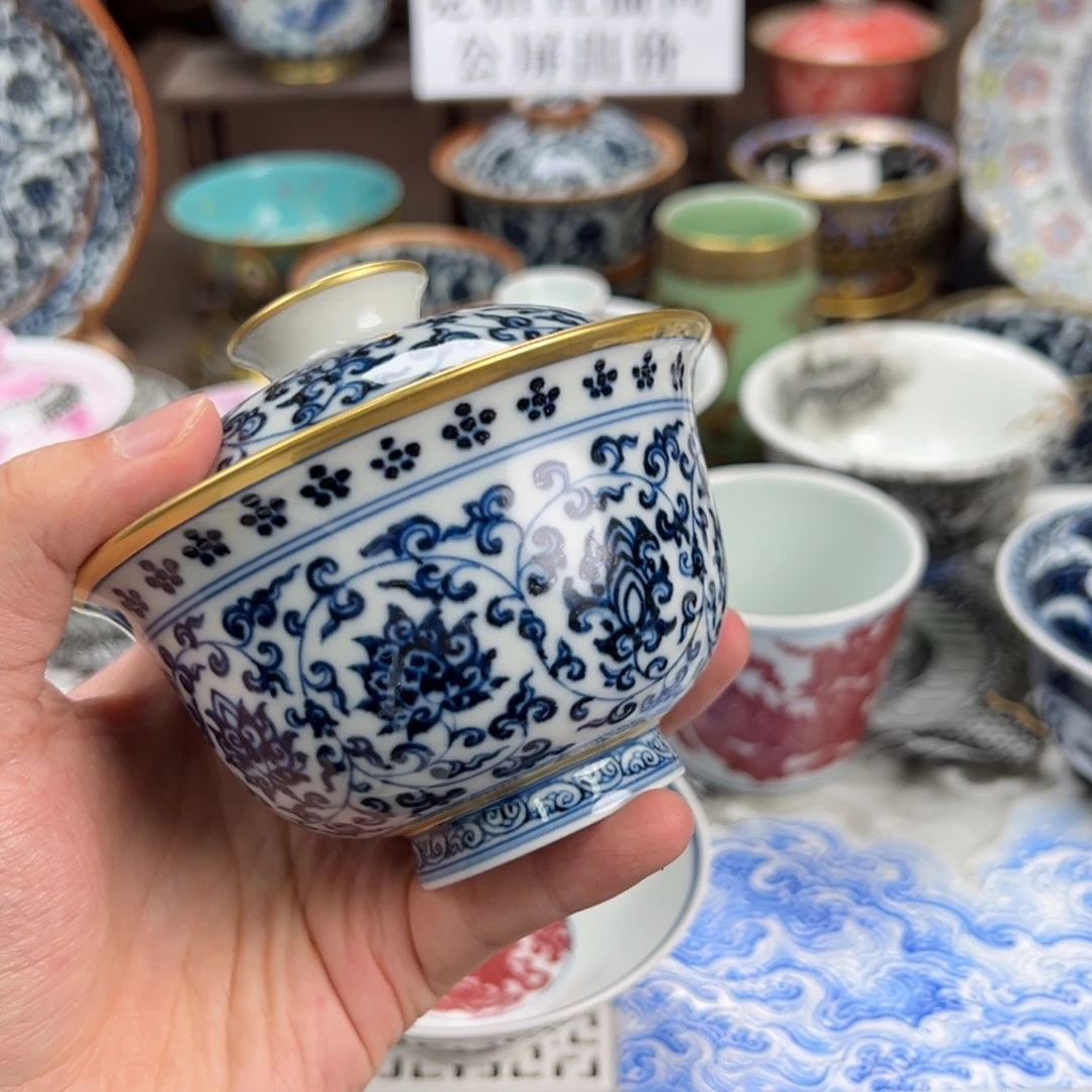 陈***麓瓷片景德镇手工手绘陶瓷