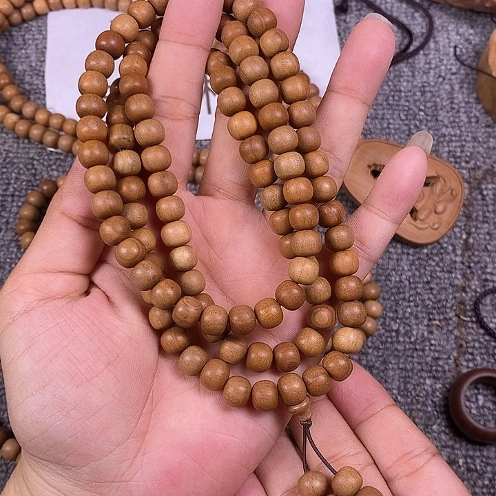 檀香木手串/手链老山檀香老料7/8/108老型珠微瑕