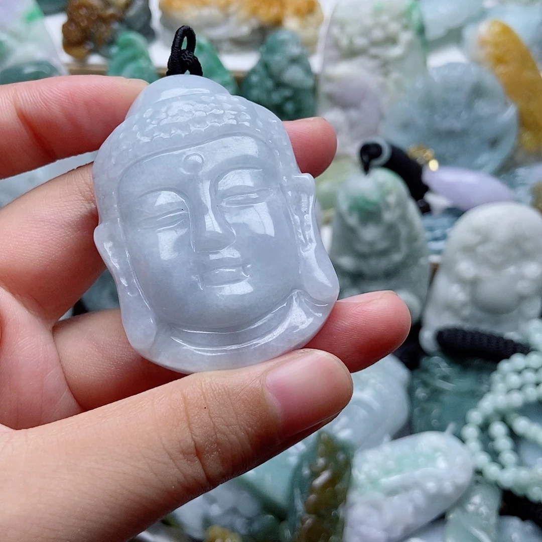 翡翠未镶嵌吊坠(不含链)1