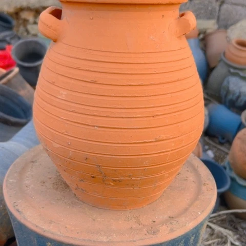 红陶口14高度23微瑕