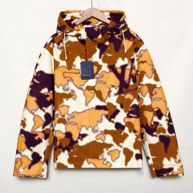 未使用 LouisVuitton/路易威登 lv 地图印花 外套/52码/XG-Y26681