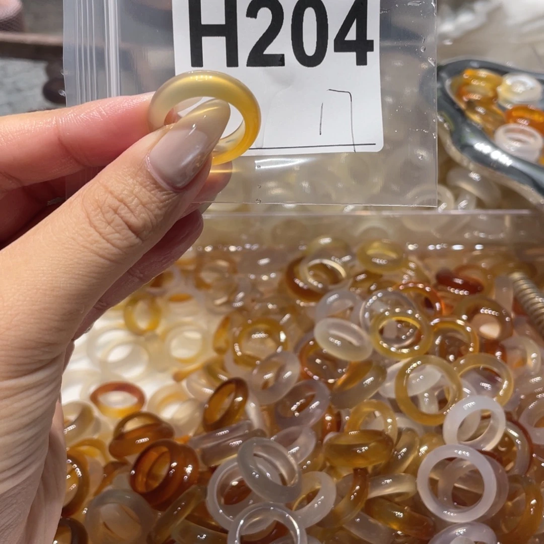 玛瑙/玉髓未镶嵌戒指204