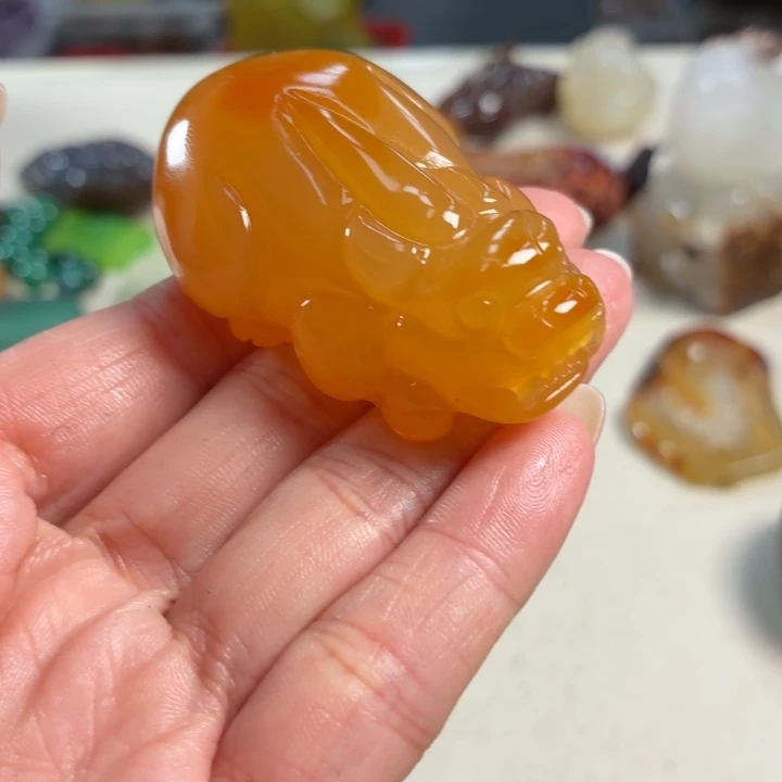 玛瑙/玉髓未镶嵌吊坠(不含链)