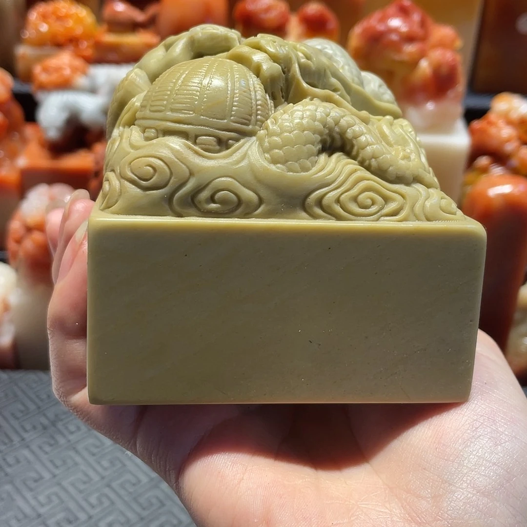 寿山石画**开寿山石老挝石批发