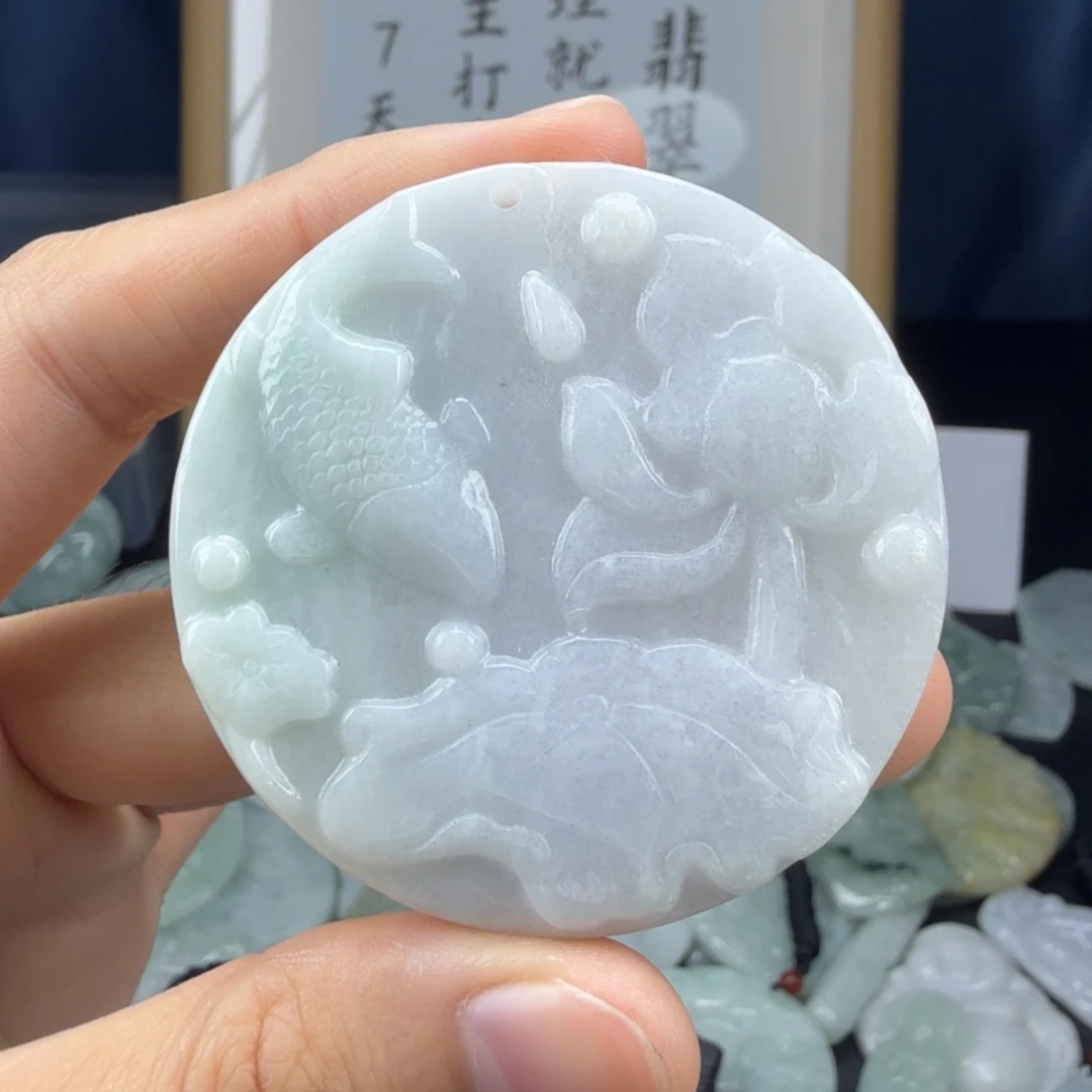翡翠未镶嵌颈饰翡翠