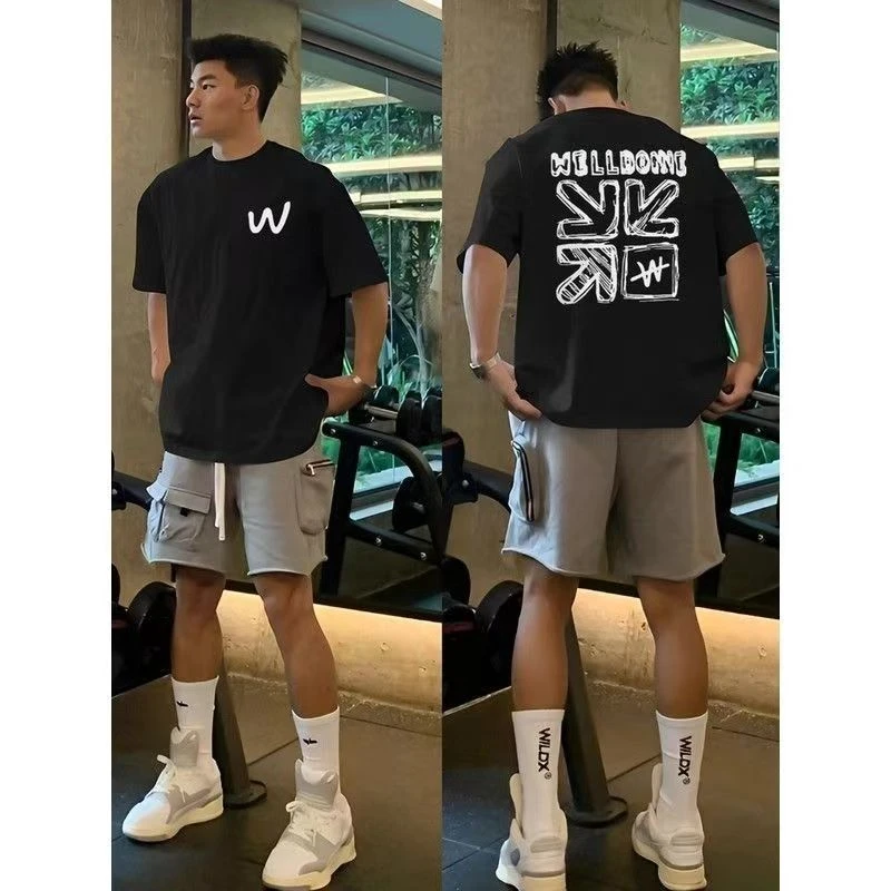 230克重磅新疆长绒棉短袖圆领云柔水光T打底衫男女纯棉