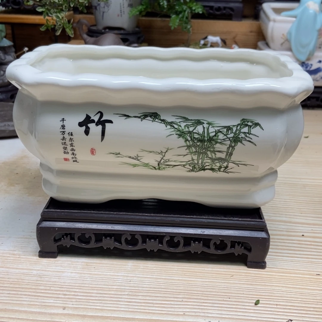 瓷片陶瓷花盆陶瓷艺术