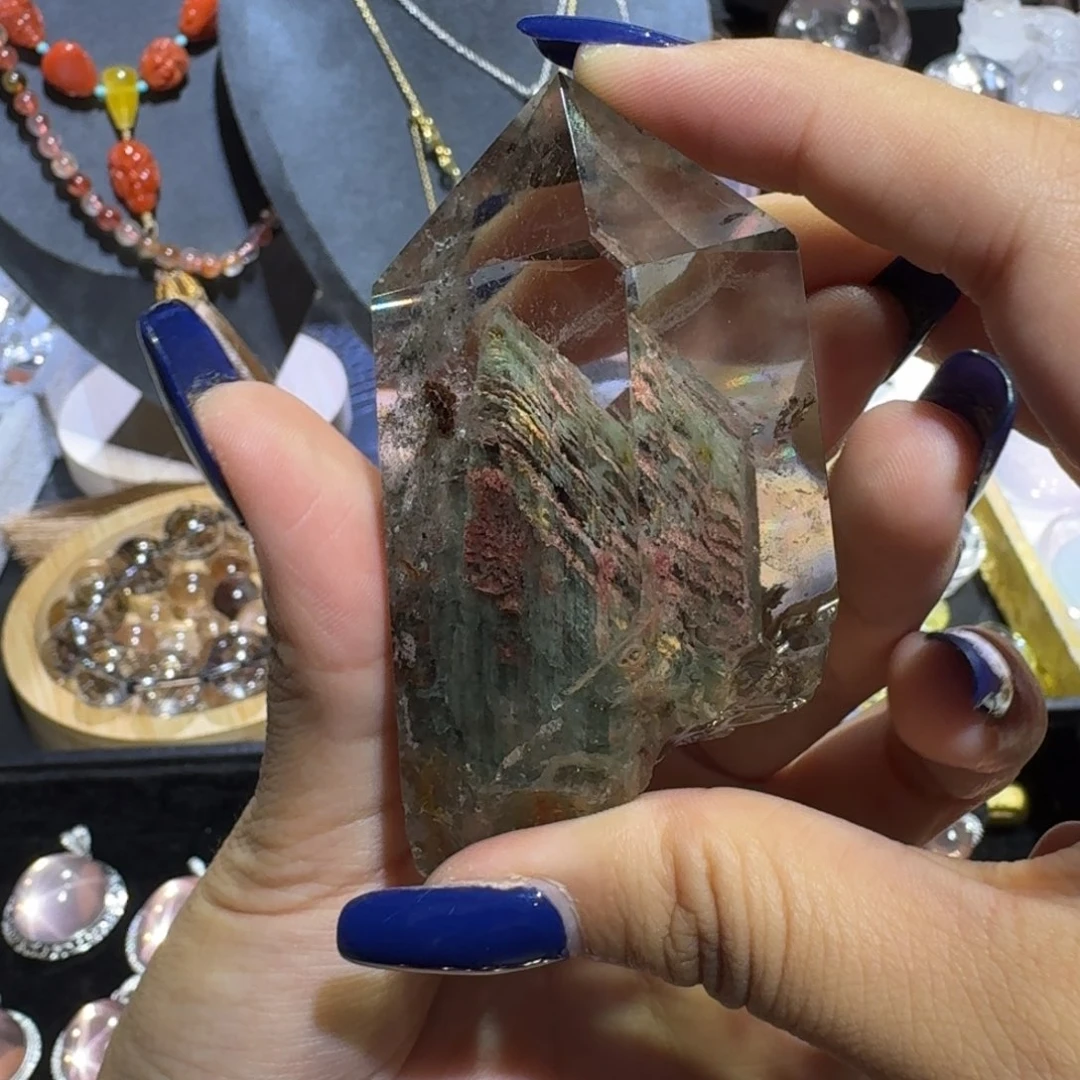 银S925镶嵌珠宝半成品水晶