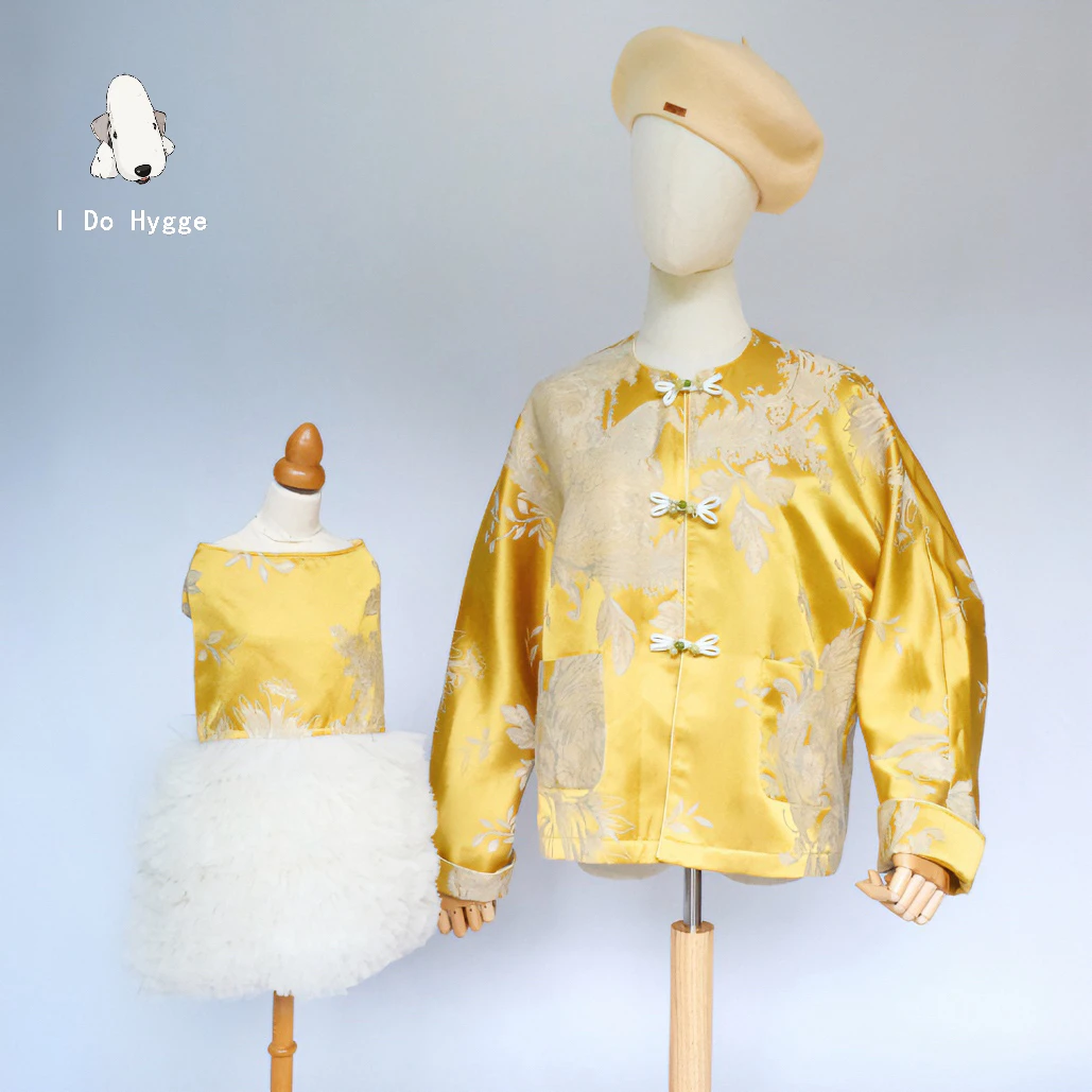 I Do Hygge人宠亲子装宠物宠主新中式亲子装高定服装（主人款）