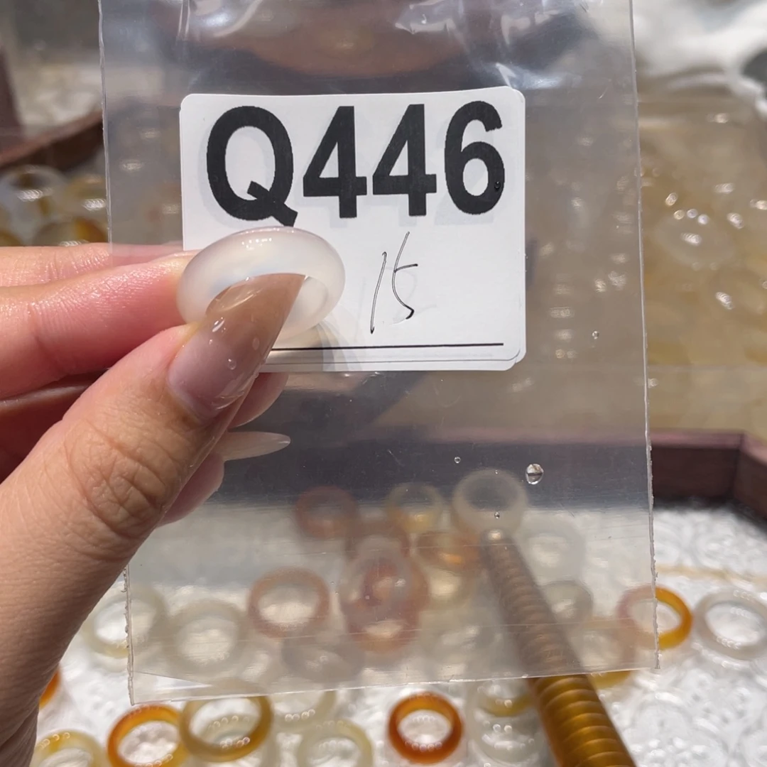 玛瑙/玉髓未镶嵌戒指446