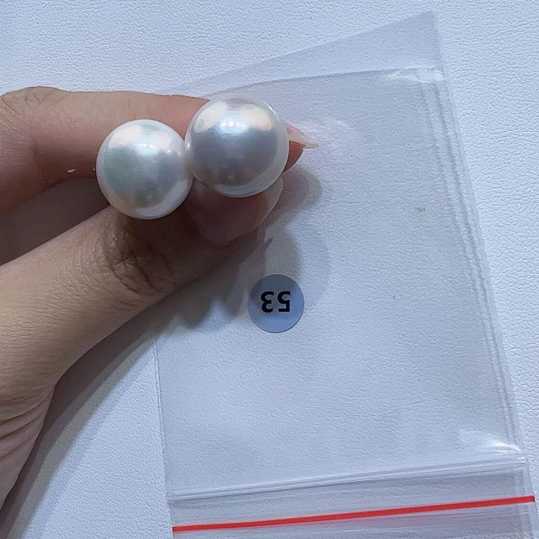 银S925镶嵌淡水珍珠耳饰