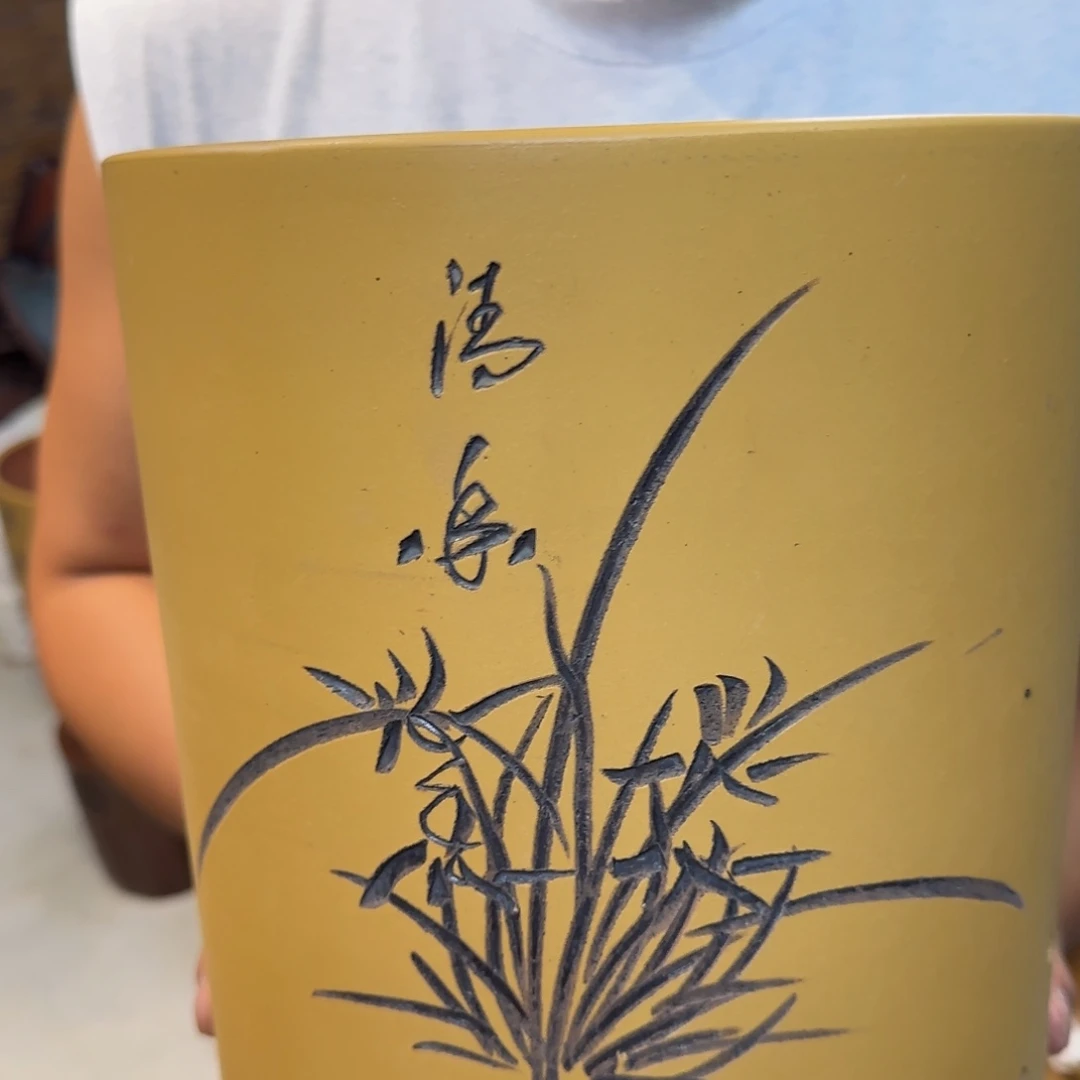 紫砂花盆口径17.22口径