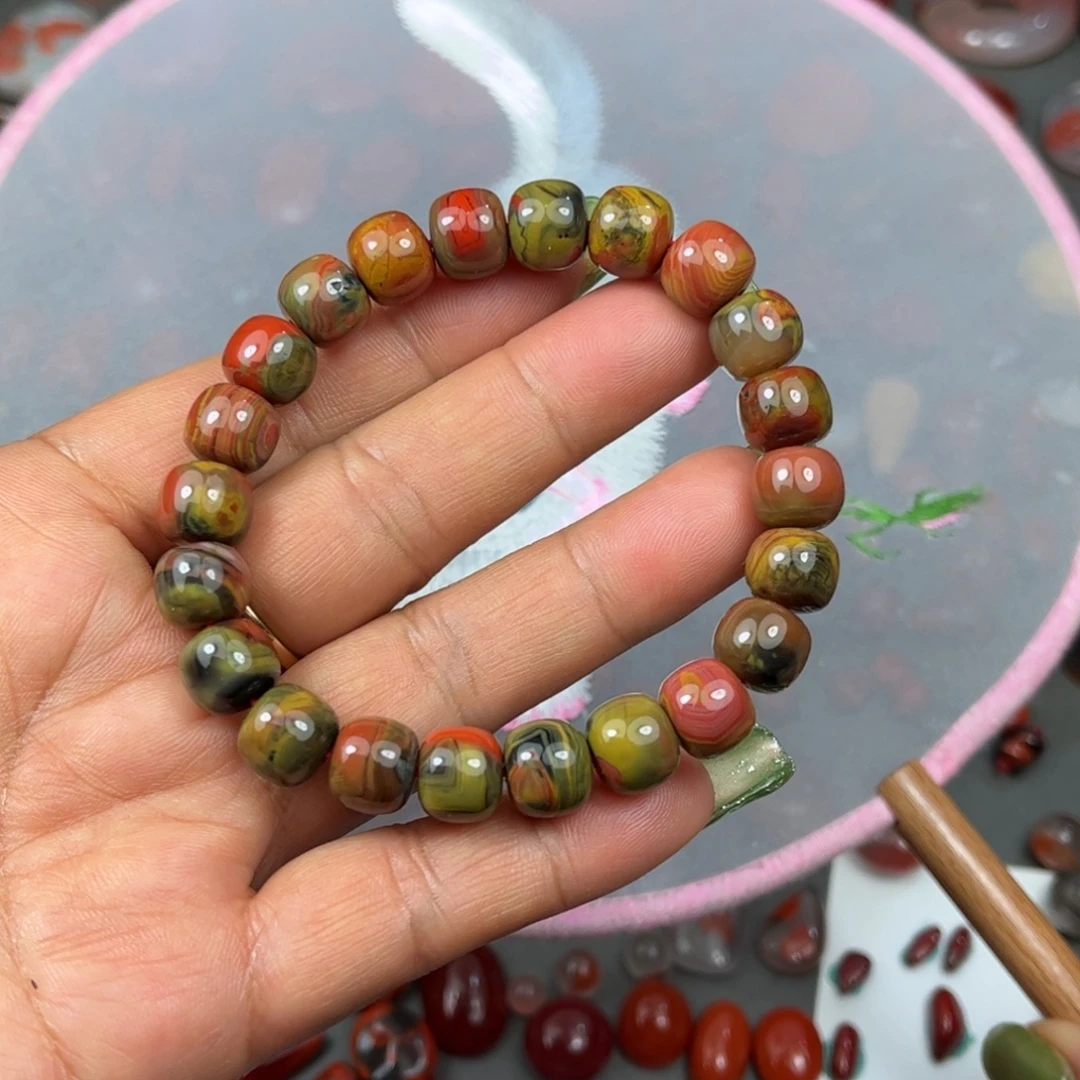 南红玛瑙未镶嵌手串