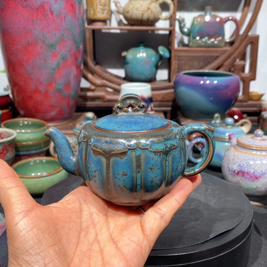 谢***E中国神后钧瓷茶器