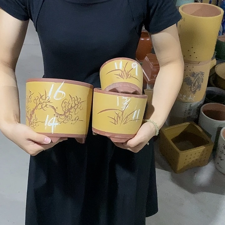 紫砂花盆紫砂花盆