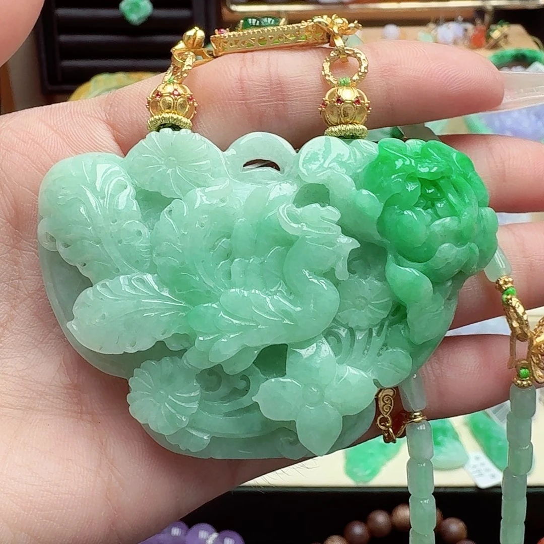 颈饰未镶嵌翡翠翡翠吊坠