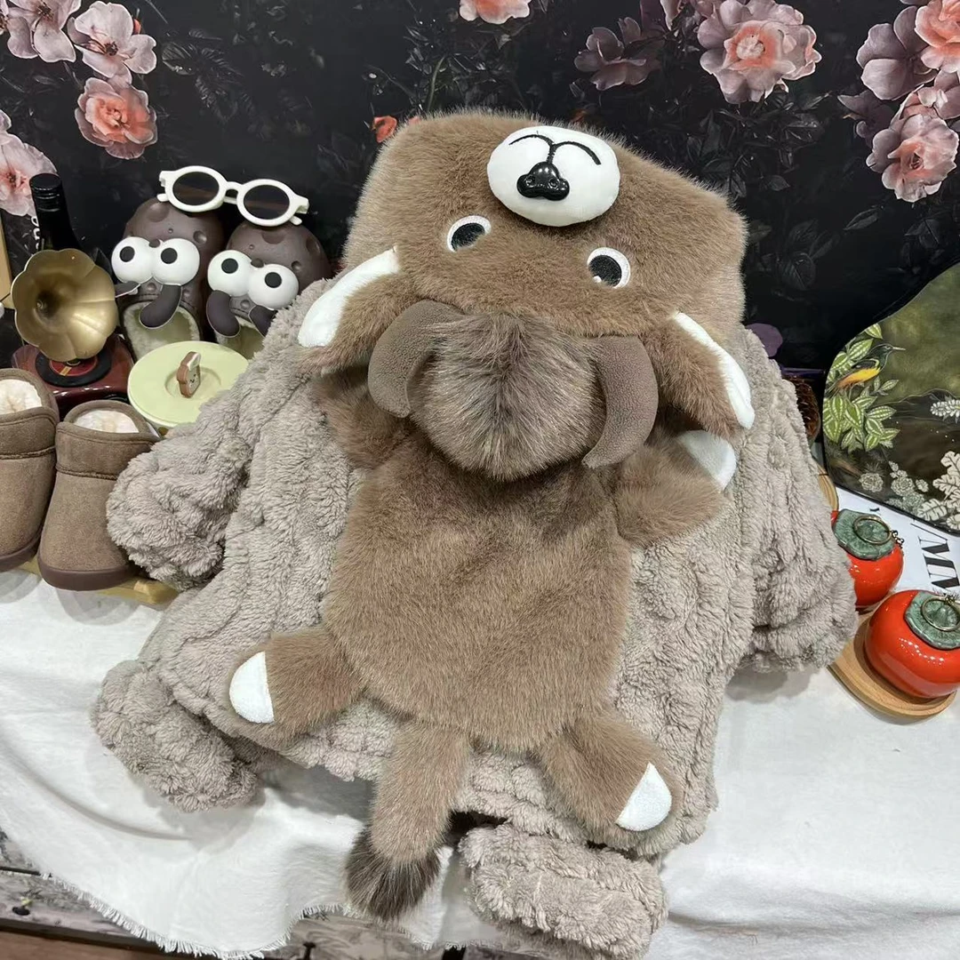 【荣】（小牛）儿童冬季新款保暖家居服加厚百搭中童外套24S078