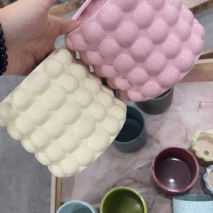 有孔有孔！全场福利价陶瓷花盆