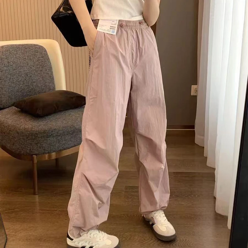 （衣兮速干休闲裤）夏季时尚休闲百搭显瘦松紧腰抽绳速干休闲裤T