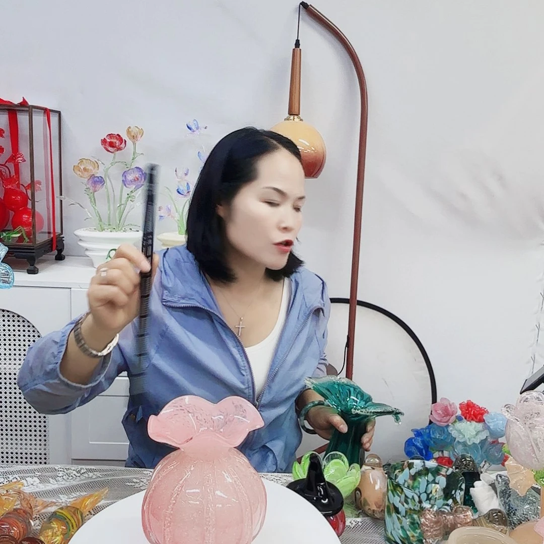 夜光瓶安妮家居琉璃摆件