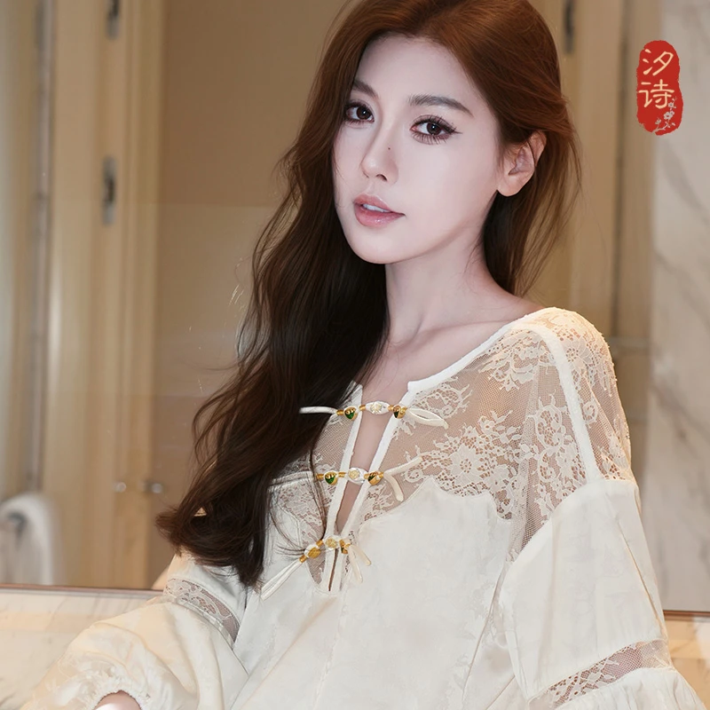 汐诗原创2025新款仙女宅家居家必备爆款可外穿家居服短裤两件睡衣