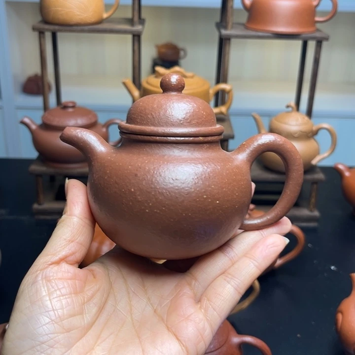三***明茶壶紫砂手工制作原矿紫砂