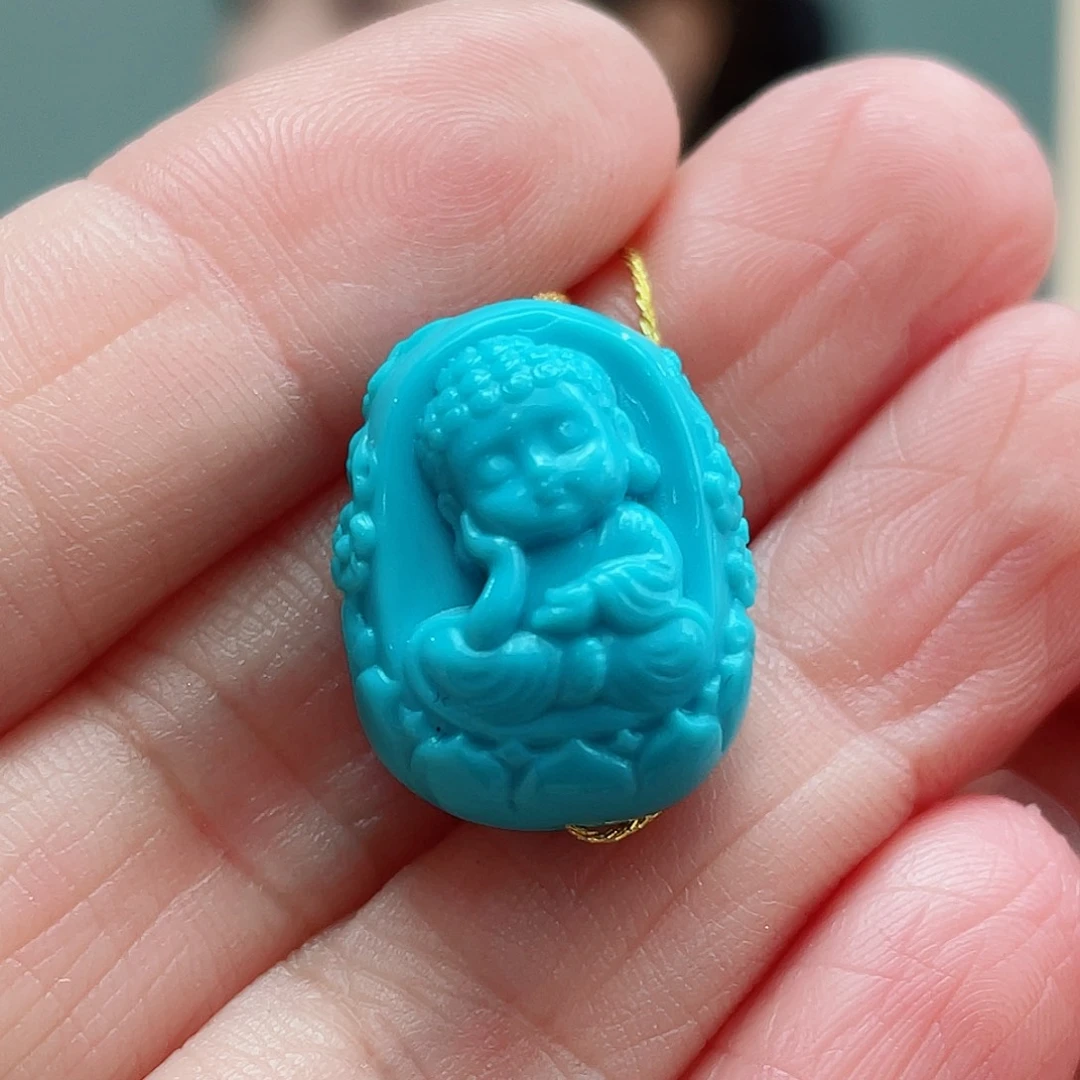 未镶嵌绿松石颈饰