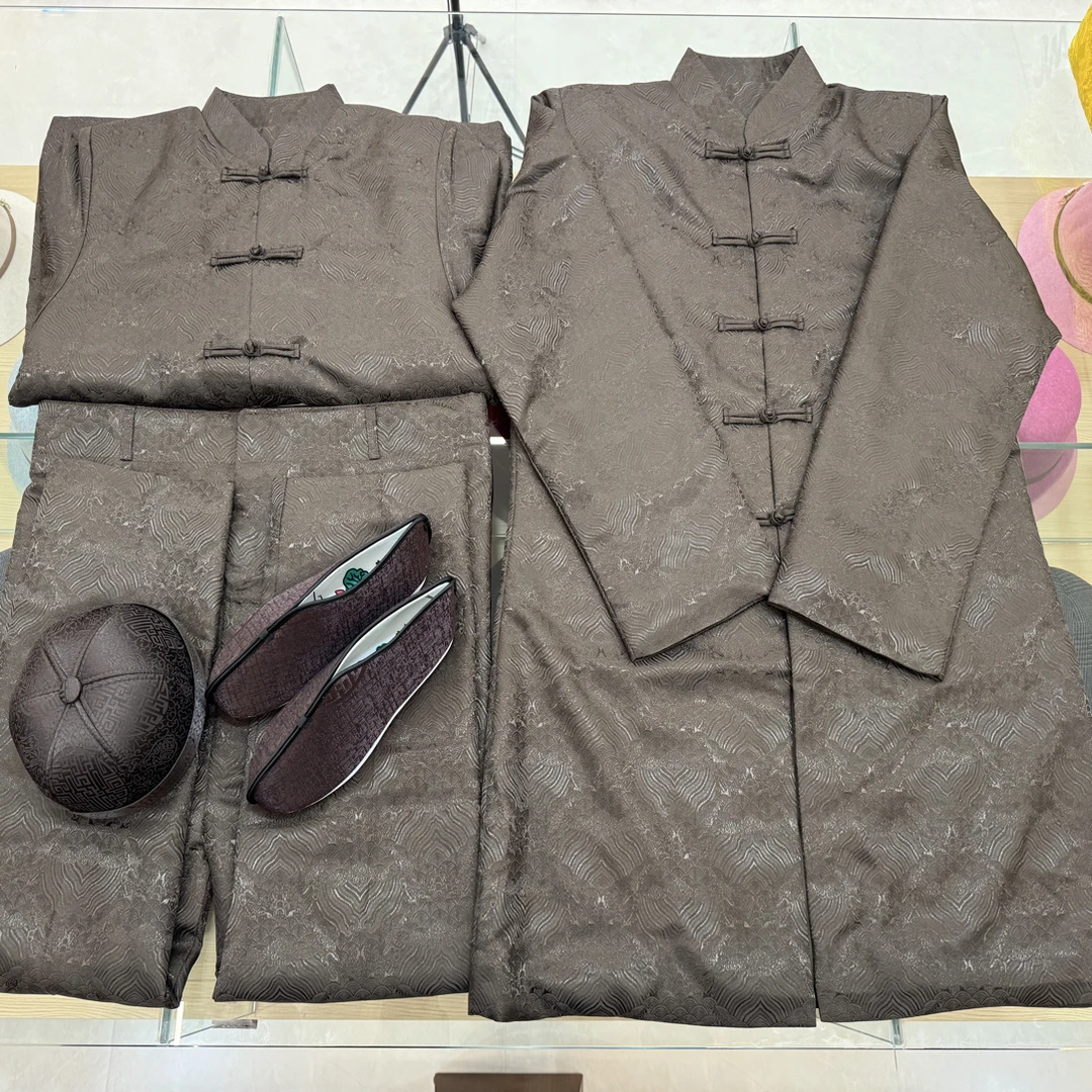 新国风男款山水富贵百年服装22