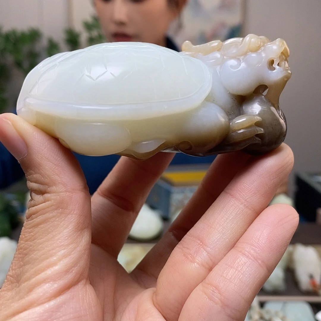 火***马和田玉未镶嵌挂件