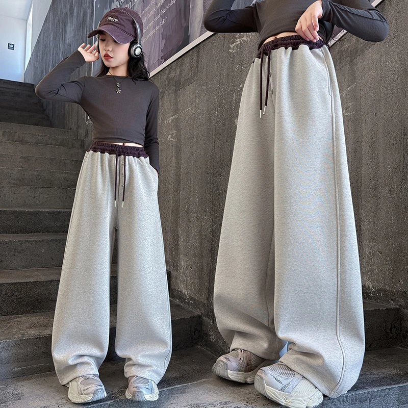 童装女童卫裤洋气2025秋季新款儿童运动裤中大童春秋百搭香蕉裤子