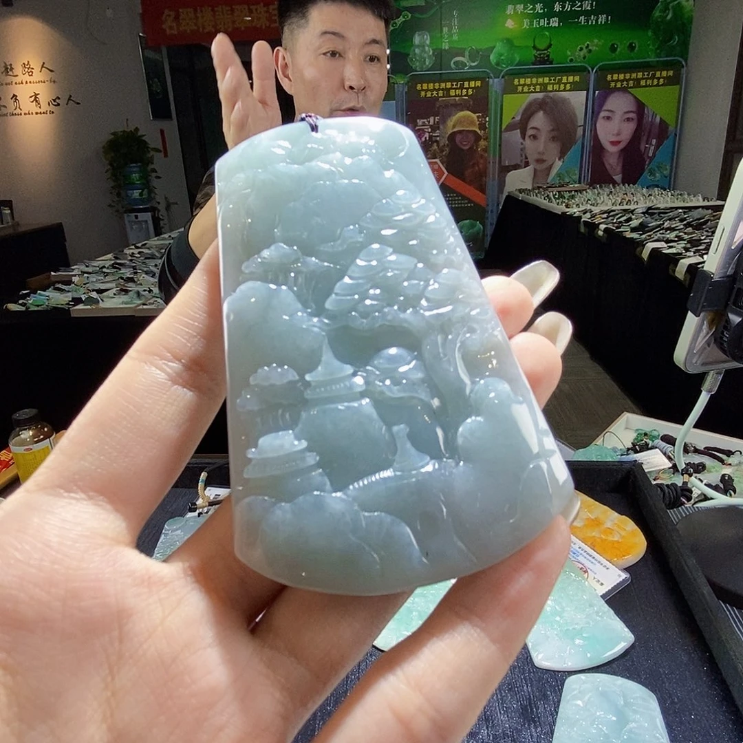 颈饰未镶嵌翡翠翡翠